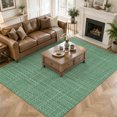 thumbnail image 3 of Area Rugs 5'x7', Rustic Forst Green Carpet Runner Indoor Outdoor Rugs Home Decor Aesthetic, Farmhouse Solid Color Non Slip Mats Washable Accent Rug for Living Room Bedroom, 3 of 7