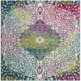 thumbnail image 6 of SAFAVIEH Watercolor Edna Abstract Colorful Area Rug, Ivory/Fuchsia, 9' x 12', 6 of 6