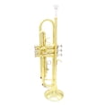 thumbnail image 2 of Trompeta Bb B Flat Brass Exquisite con boquilla Cepillo de limpieza, 2 of 8