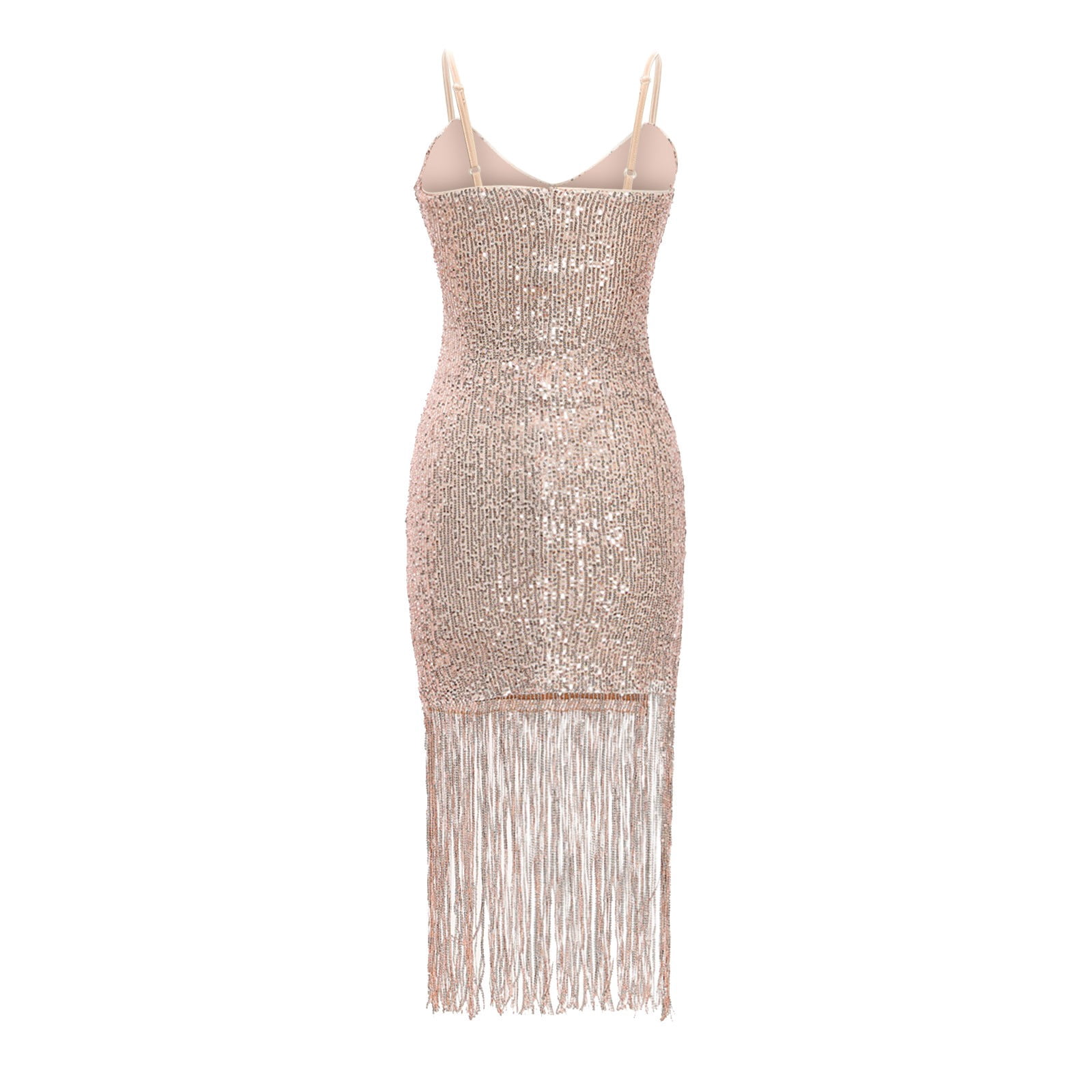 WILLBEST Champagne Prom Dress Women's Sexy Sequin V Neck Tassel Suspender Dress High End Slim Mid Length Dress Party Evening Dress - Walmart.ca WILLBEST Champagne Prom Dress Women's Sexy Sequin V Neck Tassel Suspender Dress High End Slim Mid Length Dress Party Evening Dress - Walmart.ca