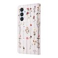 thumbnail image 4 of Compatible avec Samsung Galaxy S23 FE 5G Étui Rétro Fleur Dorée en Cuir PU Blocage RFID Portefeuille, 4 of 5