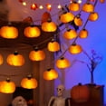 thumbnail image 5 of YIMWNYI LED Pumpkin Maple Leaf Light String - Thanksgiving Lantern Garland for Home, Garden, Party, and Holiday Decorations, Battery Powered Fall Lights, 5 of 6