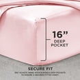 thumbnail image 2 of Juego de sábanas Juicy Couture, tamaño queen, rosa satinado, 4 piezas, 2 of 7