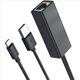 thumbnail image 5 of 3X Adaptador Ethernet con Cable de AlimentacióN para (2.A GeneracióN), 4K Stick, TV Square, Adaptador de LAN con Cable Micro-USB A RJ45, Negro, 5 of 5