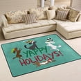 thumbnail image 2 of SKYSONIC Cute Dogs Christmas Non-Slip Area Rug, Happy Holidays Floor Carpet Comfort Floor Mats Decor for Indoor Front Porch Living Room Bedroom Kitchen, 36"x24", 2 of 5