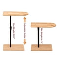 thumbnail image 6 of Jopath Adjustable TV Tray Table Side Table Tray,C Table End Table with Slots, Bamboo Table for Living Room & Bedroom,Oval, 6 of 8