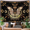 thumbnail image 4 of Gojian Boho Mandala Moth Tapestry,Hippie Floral Aesthetic Wall Tapestries, Psychedelic Aesthetic Decor, Tapestry for Bedrooms, Living Rooms, and Dorms, 4 of 6