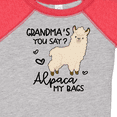 thumbnail image 4 of Inktastic Grandma's You Say Alpaca My Bags Boys or Girls Baby Bodysuit, 4 of 5