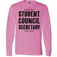 thumbnail image 3 of Inktastic Student Council Secretary Long Sleeve T-Shirt, 3 of 5