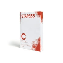 Staples 50% Recycled 11" x 17" Multipurpose Paper 24 lbs. 96 Brightness 500/Ream (86055)