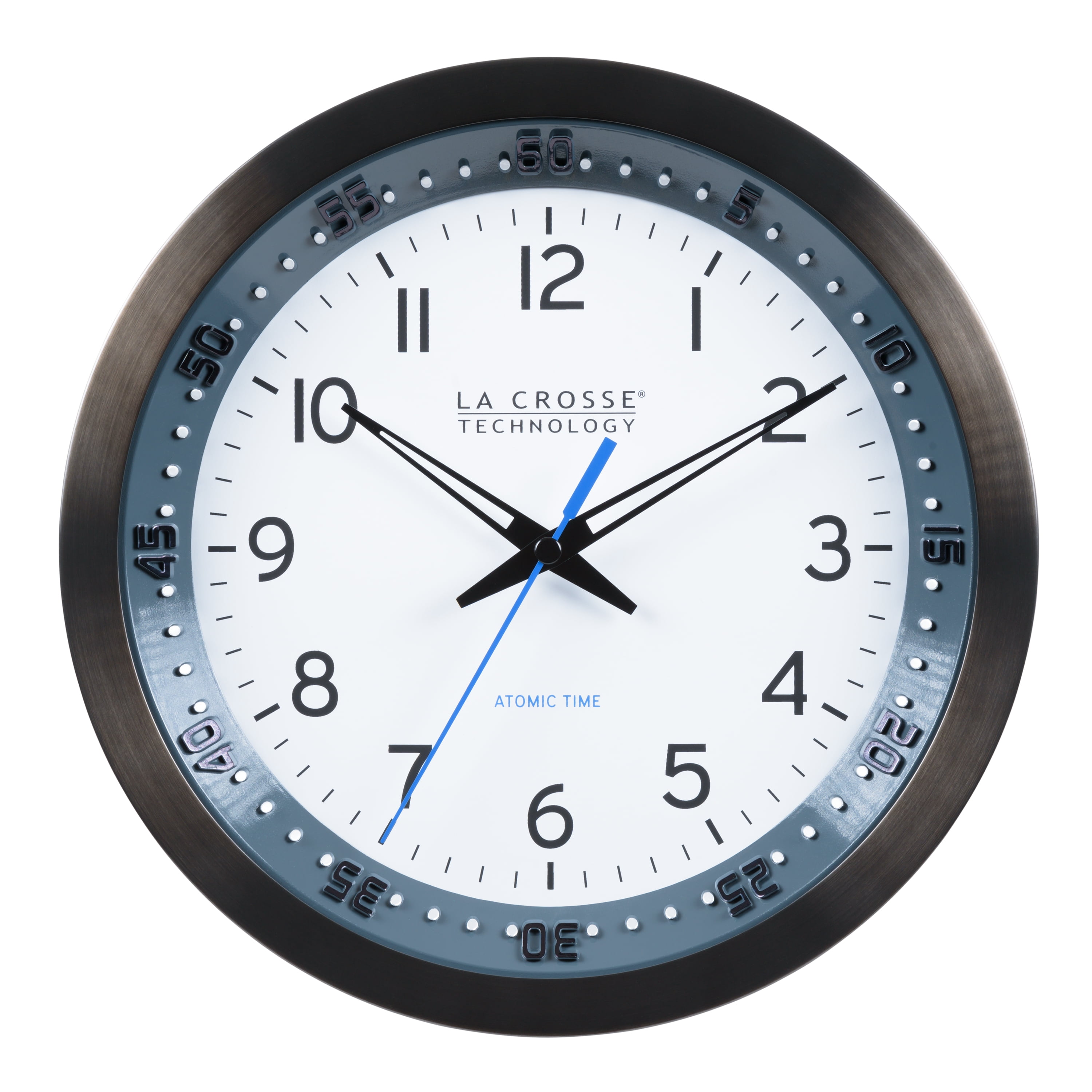 La Crosse Technology Digital Wall Clock With Indoor Temperature Monitoring 744110087802 
