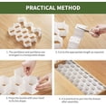 thumbnail image 6 of 1Pc Drawer Divider, Unique Honeycomb Plastic Adjustable Diy Storage Organizer Separator for Tidying Clutter Cutlery Makeup Clothes of Dresses and Easy to Install, Remove and Clean, White, 6 of 7