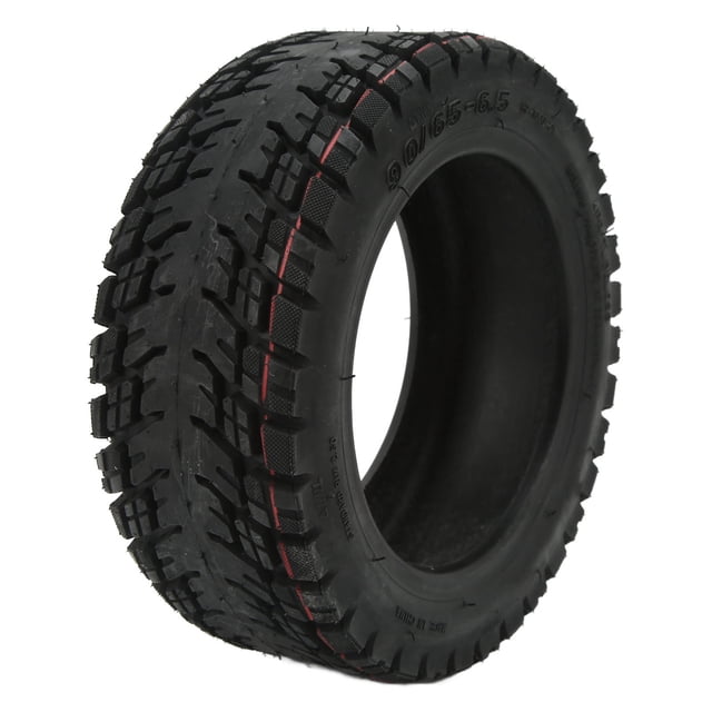 Neumático para patinete eléctrico 90/65-6,5, neumático de goma engrosado, antideslizante, a prueba de explosiones, neumático sin cámara para patinete eléctrico de 11 pulgadas