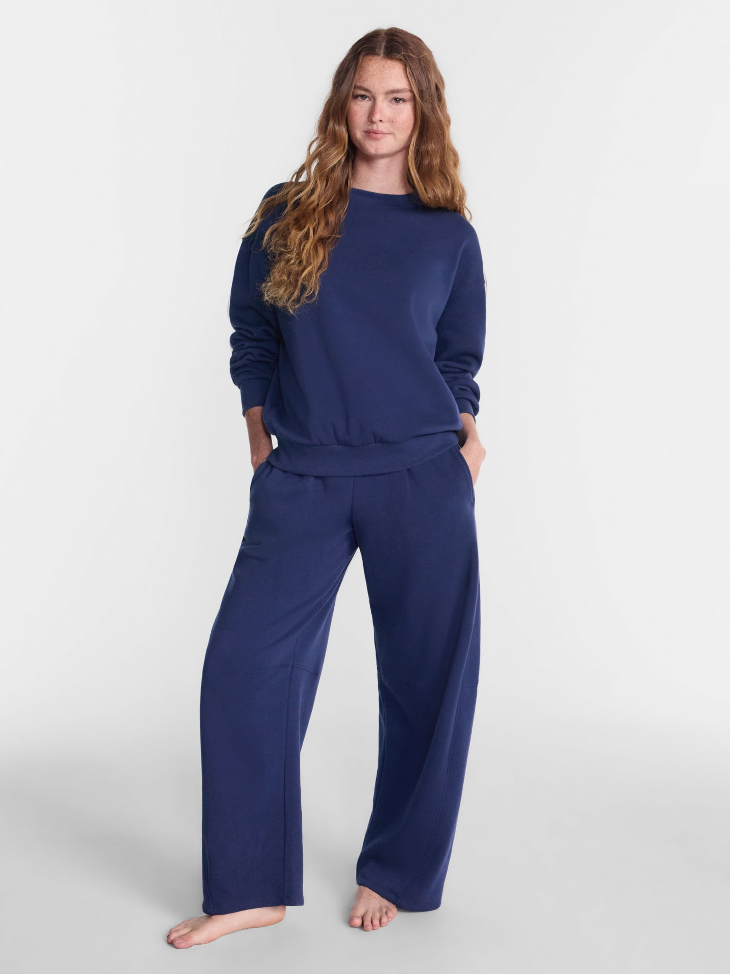 No Boundaries Soft Sleepwear Pants, 31" Inseam, Women’s and Women’s Plus XXS-3X