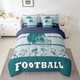 thumbnail image 2 of Comforters Queen Size Set with Sheets Football - 7 Pieces Bed in a Bag Queen American Football Beddding Sets with Comforter, Sheets, Pillowcases & Shams(Philadelphia), 2 of 5