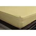 thumbnail image 3 of The Great American Store 1PC Solid Fitted Sheet - 1800 Series Brushed Microfiber 11 Inch Deep Pocket - Wrinkle, Fade, Stain Resistant - Hypoallergenic - Olympic Queen Size Solid Beige, 3 of 4