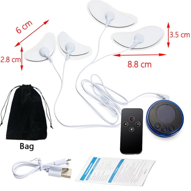Máquina de masaje de pies con almohadilla de masaje EMS inteligente, instrumento de masaje de pies portátil con carga USB, almohadilla de masaje para pies