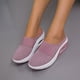 thumbnail image 5 of Sandalias de cabeza redonda de malla con medias pantuflas huecas ligeras con plataforma para mujer Wmkox8yii  hj789, 5 of 6