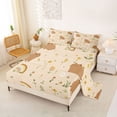 thumbnail image 2 of Erosebridal Cute Capybara Girl Kid Bed Sheets, Flower Floral King Sheets, 4-Piece, 2 of 5