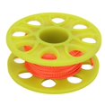 thumbnail image 1 of Plastic Finger Spool, Double Ended Hook Ergonomic Design Light Weight Fluorescent Orange Finger Spool Dive Reel  for Swimming, 1 of 8