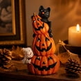 thumbnail image 6 of 2026 Halloween Indoor Decorations Halloween Resin Pumpkin Ornaments Creatives And Whimsical Home Decor Gifts For Halloween Party, Yard Haunt, Indoor Outdoor Decor Props, 6 of 6