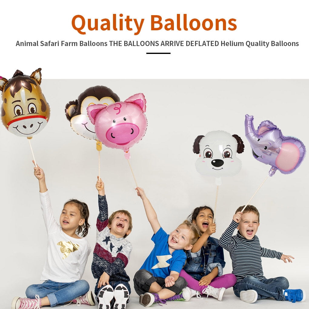 Vamei Jungle Decoration Anniversaire 1 An Garcon Fille Safari Deco Anniversaire 1 An Avec Arche Ballon Aluminium Animaux Jungle Boîte à Ballon (Vert