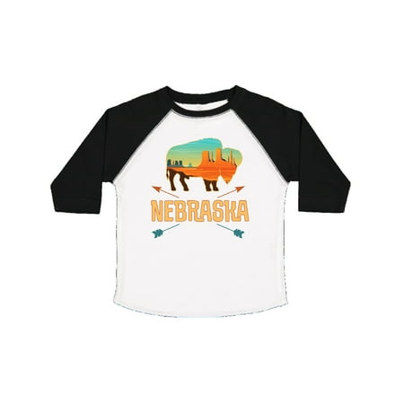 

Inktastic Nebraska Vacation Buffalo Gift Toddler Boy or Toddler Girl T-Shirt