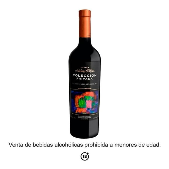 Vino Tinto Navarro Correas malbec cabernet merlot 750 ml