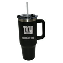 The Memory Company  New York Giants Personalized Black 40oz. Colossal Tumbler
