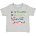 thumbnail image 3 of Inktastic Wisconsin Grandma Loves Me Boys or Girls Toddler T-Shirt, 3 of 5