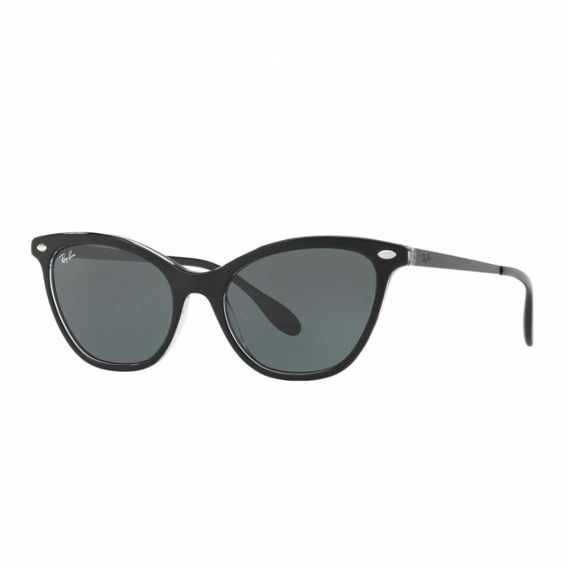 Gafas de sol para mujer Ray-Ban RB4360-919 / 71 Black Cat Eye Green con lentes clásicas Ray-Ban RB4360-919/71