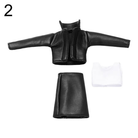 

1 Set Multi-styles Casual Wears 1/6 BJD Dolls 11.5 Clothes Accessories Dolls Trousers Leather Pants Shorts Doll Coats Jeans 2