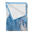 thumbnail image 2 of Landscape Soft Flannel Fleece Throw Blanket, Sunny Meadow Hills View Outdoor Santa Magdalena Village Peaceful Rural Scene, Cozy Plush for Indoor and Outdoor Use, 50" x 70", Multicolor, by Ambesonne, 2 of 5