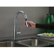 Delta 9113-AR-DST Essa Single Handle Pull-Down Kitchen Faucet in Arctic Stainless
