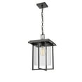 thumbnail image 3 of Millennium Lighting  Oakland 1 Light Outdoor Hanging Lantern in Powder Coated Black with ClearGlass Shades, 3 of 5