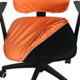 thumbnail image 4 of Waterproof PU Leather Computer Chair Covers Office Stretch Seat Slip Protector, 4 of 10