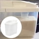 thumbnail image 5 of Contenedor de cereales con ruedas para alimentos secos, resistente a la humedad, portátil para cocina El color blanco, 5 of 8