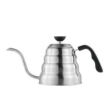 

Gooseneck Kettle Pour Over Coffee Drip Kettle Sturdy Thickened 1L 1.2L Water Pot Handheld Cafe Pots for Home Bar Restaurant Uses natural colour 1200ML
