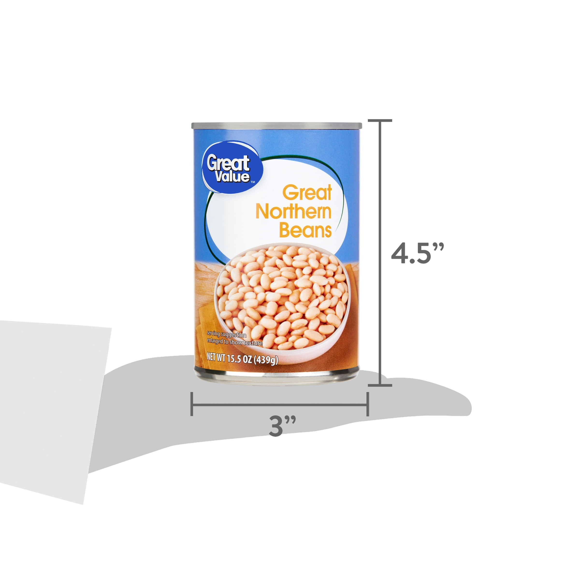 Great Value Great Northern Beans, 15.5 oz
