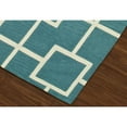 thumbnail image 5 of Addison Optics Modern Geometric Square Teal Area Rug, 5 of 5