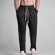 thumbnail image 1 of Pantalones largos para hombre, pantalones casuales de moda con cordones, pantalones elásticos, pantalones deportivos para hombre., 1 of 3