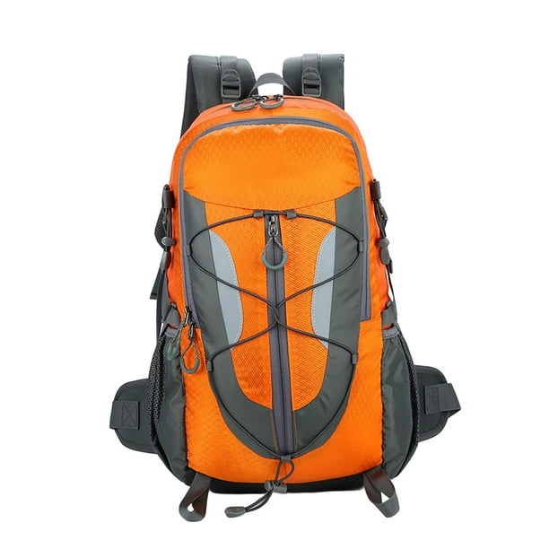 Mochila de senderismo para hombre mochila de exterior impermeable portatil ajustable grande 30L para acampar para supervivencia y montanismo naranja Bodega Aurrera en linea