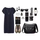 thumbnail image 5 of Bolsa Dama Suave Cuero Gran Capacidad Impermeable P/ Viaje, 5 of 8