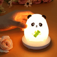 thumbnail image 3 of Cute Panda Night Light, Touch-Controlled Portable Led Animal Children'S Lamp Usb Charging Bedside Lamp, (Panda), 3 of 4