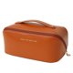 thumbnail image 3 of Bolsa de cosméticos portátil, bolsa de baño impermeable de gran capacidad para mujer, bolsa de cosméticos de PU, bolsa de almacenamiento portátil, 3 of 6