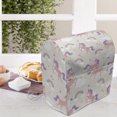 thumbnail image 3 of Rainbow Stand Mixer Cover, Dreamy Unicorn Pattern Repetitive Clouds Stars, Kitchen Appliance Organizer Bag Cover with Pockets, 5 Quarts, Pale Salmon Multicolor, by Ambesonne, 3 of 4