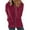 Wine, variant on Lindreshi Zip up Hoodies for Women Fashion Woman Long Sleeve Zipper Open Front Loose Outerwear Printing Blouse Coat Tops Pockets Hooded Blouse