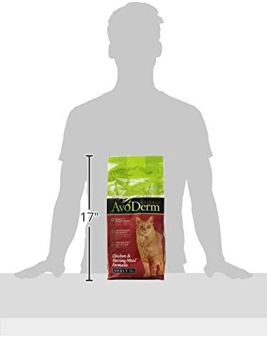 AvoDerm Natural Chicken & Herring Corn-Free Dry Cat Food, 6 lb