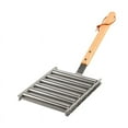 thumbnail image 2 of Hot Dog Roller for Grill Stainless Steel BBQ Hot Dog Grill Roller with Wooden Handle, Sausage Roller Rack for Evenly Cooked Hot Dogs, 5 Hot Dog Capacity, Medium, 2 of 5
