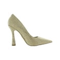thumbnail image 2 of Sam Edelman Womens Antonia Glitz Faux Suede Embellished Pumps, 2 of 3